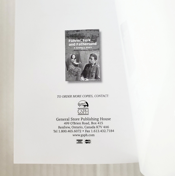 Signed - Fuhrer, Folk and Fatherland: A Soldier's Story - Picture 10 of 11